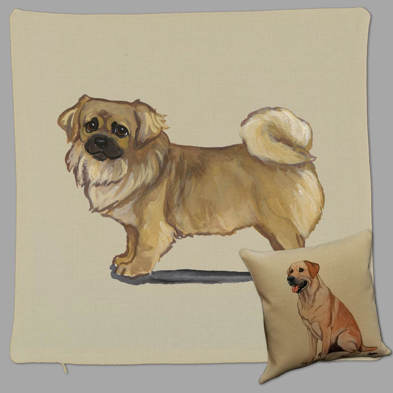 Tibetan Spaniel Pillow Cover