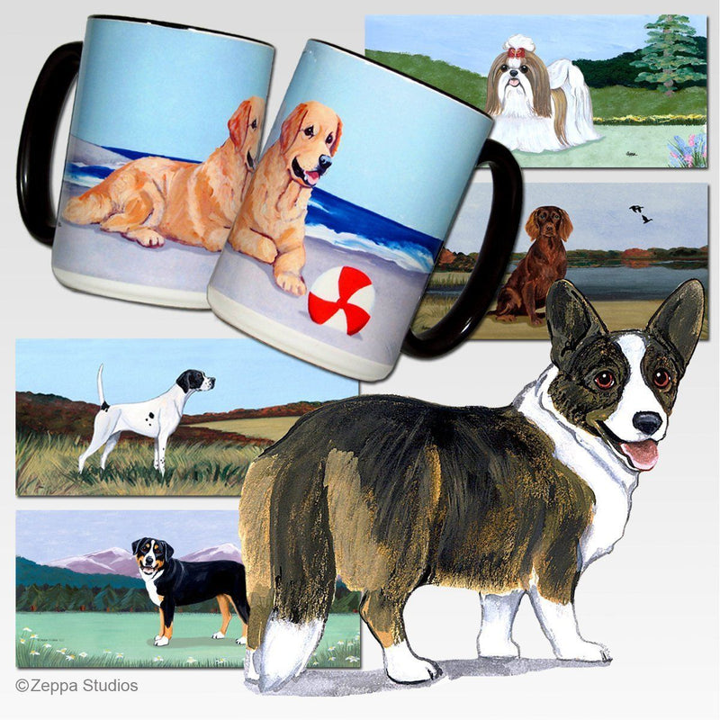 Cardigan Welsh Corgi Scenic Mug