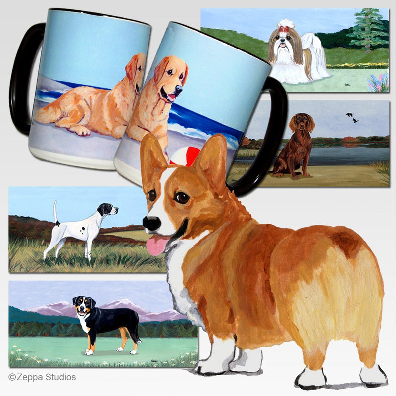 Pembroke Welsh Corgi Scenic Mug