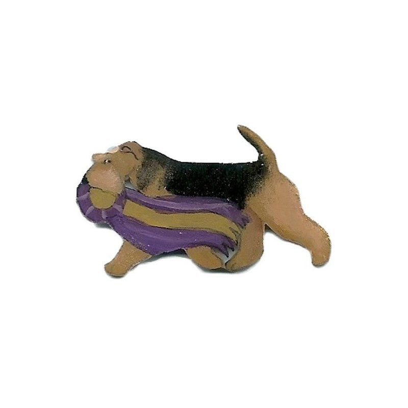 Hand-Painted Welsh Terrier Pin